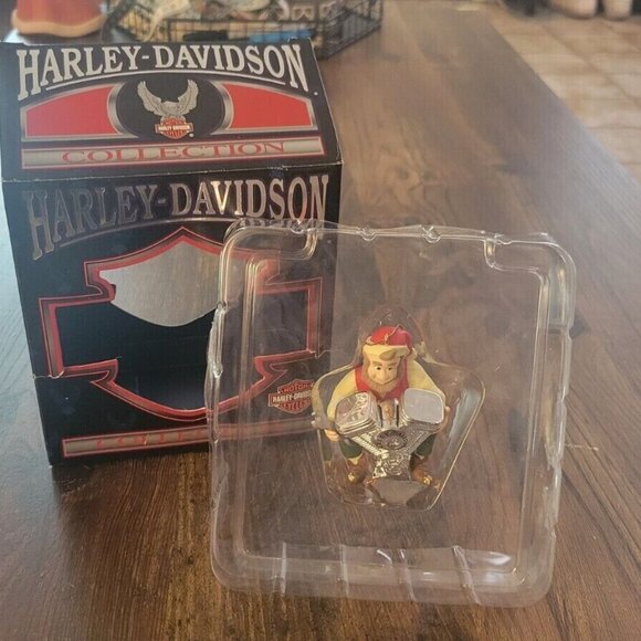 Harley Davidson Collection Christmas Elf Engine Ornament 1999 HD Holiday - Picture 3 of 7
